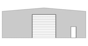 Usable Space - Steel Garage